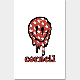 cornell drippy smiley Posters and Art